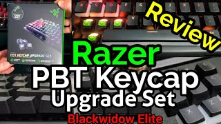 Razer PBT Keycap Upgrade Set UnboxingReview [upl. by Rosalinda489]