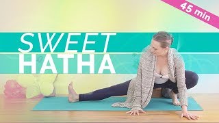 Hatha Yoga for Hips  Gentle Beginners Yoga Class  Slow Release [upl. by Bear]