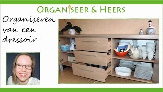 Organiseren van een dressoir [upl. by Eenet650]