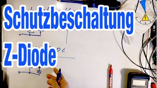 Schutzbeschaltung Diode ZDiode Wie kann ich mein Gerät vor Überspannung schützen [upl. by Nnail]