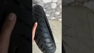 Apollo Alpha S1 13070R17  130 tyre in Apache Rtr 160  4V  Big tyre in Apache 160 [upl. by Melva24]