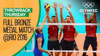 USA vs Russia – Full Volleyball Match  Rio 2016  Throwback Thursday [upl. by Dhu711]