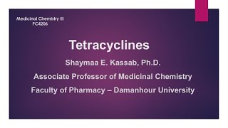 Tetracyclines [upl. by Ylrbmik]