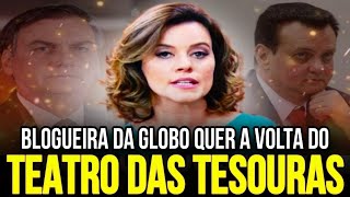 ATENÇÃO Blogueira da globo news sonha com a volta do teatro das tesouras no Brasil [upl. by Kameko960]