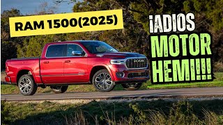 RAM 1500 2025 Motores nuevos suspensión de otro nivel y puro lujo [upl. by Savell]