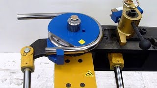 Amazing Technology Tube Bender Machine Modern Homemade Metal Bender Machine And Rod Bending Tool [upl. by Mazlack]