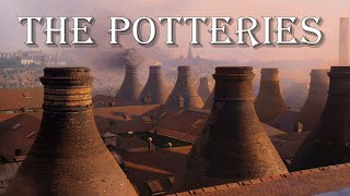 The Potteries Stoke On Trent A Journey Through History Colourized Video [upl. by Ayrolg997]