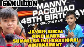 NINO MADA AND JAYBEE SUCAL SUMALI SA TOURNAMENT 6MILLION [upl. by Ailaroc333]