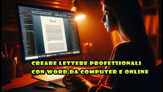 Come creare una lettera professionale con Word da computer e gratis online [upl. by Zellner]