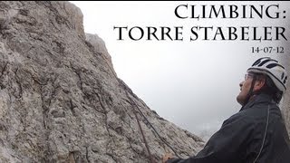 Climbing sulla torre Stabeler [upl. by Laveen768]