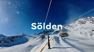 Ski season opening in Sölden Austria Відкриття сезону в Зелдені Австрія [upl. by Zehe904]