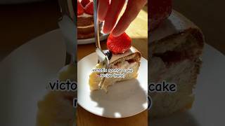 Victoria sponge cake recipe keto shorts food keto ketodiet baking ketorecipes lowcarb [upl. by Riana]