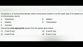 Aneuploidy and Cell Division  NEET 2024 neet biology neetbiology cellbiology [upl. by Nirhtak]