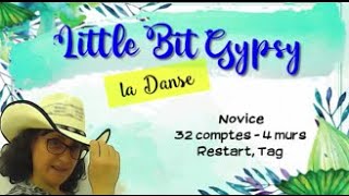 LITTLE BIT GYPSY line dance country [upl. by Zahc]