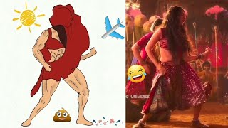 Aayi nahi full song Funny Drawing meme🤣🤣🤣  Part 2  Stree 2  shradha kapoor  comedy video [upl. by Ullund]