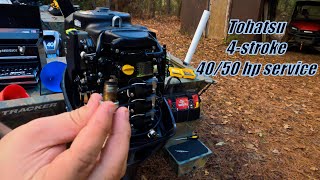 Tohatsu 40hp and 50hp 4 stroke full service [upl. by Midis]