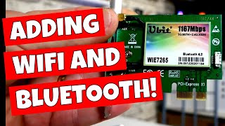 How To Add WiFi Bluetooth amp Wireless To Your PC [upl. by Hanas]