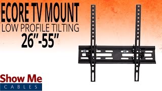 How To Install A Low Profile Tilting TV Mount For TVs Between 26quot To 55quot 17315001 [upl. by Doria924]