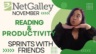 📚4HOUR READING SPRINTS  NetGalley November reading sprints✨ [upl. by Nwahsid]