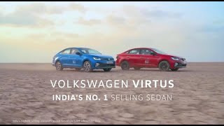 Volkswagen Virtus  Indias 1 selling sedan [upl. by Lecrad]