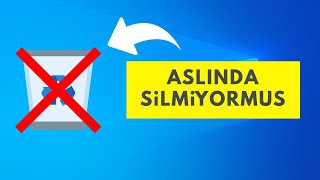 Dosyaları Kalıcı Silme  GERÇEK TEMİZLİK [upl. by Jegger]