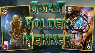 GOLDEN NEKKER IS OP  GWENT FORGOTTEN TREASURES NORTHERN REALMS DECK GUIDE [upl. by Aleahs]