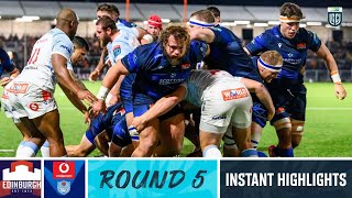 Edinburgh v Vodacom Bulls  Instant Highlights  Round 5  URC 2023234 [upl. by Giffy527]