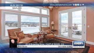 Home for Sale in Castle Rock CO  825000 [upl. by Annaul616]