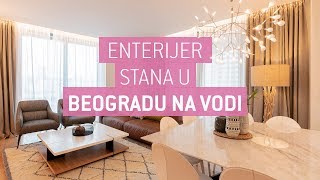 Enterijer stana u Beogradu na vodi [upl. by Yerggoeg]