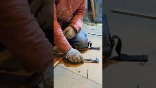 How to remove a nail from chipboard floor in under 30 seconds [upl. by Airetahs]