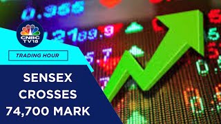 Sensex Crosses 74700 For The First Time Ever Nifty At Fresh Record High  CNBC TV18 [upl. by Ydok]