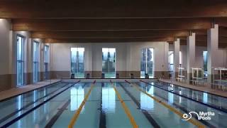 Three Myrtha pools in the Jerago con Orago Sport Center [upl. by Greta]