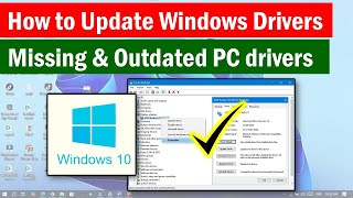 Update Windows PC drivers  How to Update All Windows 10 amp 11 Drivers Easily [upl. by Farl35]