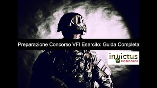 Preparazione Concorso VFI Esercito Guida Completa [upl. by Shelley]