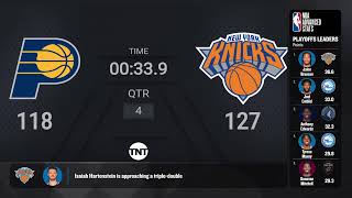 Indiana Pacers  New York Knicks Game 2  NBAPlayoffs presented by Google Pixel Live Scoreboard [upl. by Nanaj]