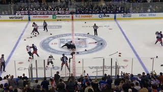 Opening face off brawl between Rangers amp Devils [upl. by Anabahs]