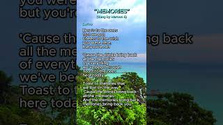 Memories Lyrics  Maroon 5 [upl. by Booze]