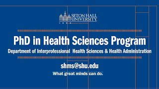 Program Overview PhD in Health Sciences [upl. by Norrie]