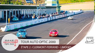 Tour Auto 2020  Étape 2  ClermontFerrand  Limoges [upl. by Nirok]