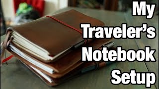 My Travelers Notebook Setup From A Dudes Perspective [upl. by Aihsyak]