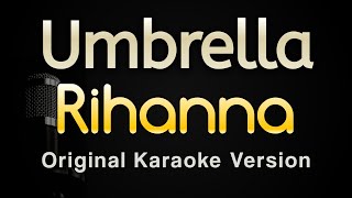 Umbrella  Rihanna Karaoke Songs With Lyrics  Original Key [upl. by Lib]