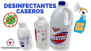 COMO HACER DESINFECTANTE CASERO PARA LA CASA🦠🏠 3 OPCIONES HOW TO MAKE HOMEMADE DISINFECTANT [upl. by Enom420]