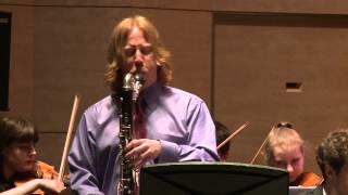 Karel Reiner  Bass Clarinet Concerto  Movement 1 [upl. by Honey]