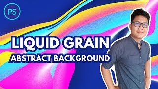 มันเป็นเทรนด์ Liquid Grain Abstract Background  Photoshop Tutorial [upl. by Adnohsirk]