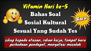 Soal Sosiokultural PPPK 2023  Bahas bareng lagi [upl. by Imeaj]