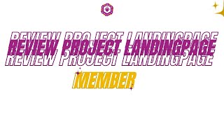 Review Project Tugas Landing Page Member UKM Cyber Amikom Surakarta  Website Review [upl. by Nanon79]