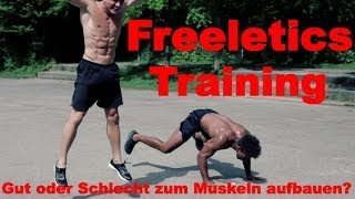 Freeletics Training gut oder schlecht zum Muskeln aufbauen [upl. by Lusar]