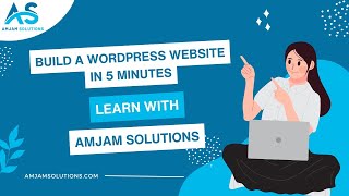 How To Build a WordPress Website in 5 minutes [upl. by Neila520]