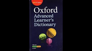 Oxford Advanced learners Dictionary of current English Class  1 A S hornby Dictionary skills [upl. by Anah398]