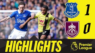 CalvertLewin Goal Sees Blues Take Points  HIGHLIGHTS  Everton 1 0 Burnley [upl. by Retha645]